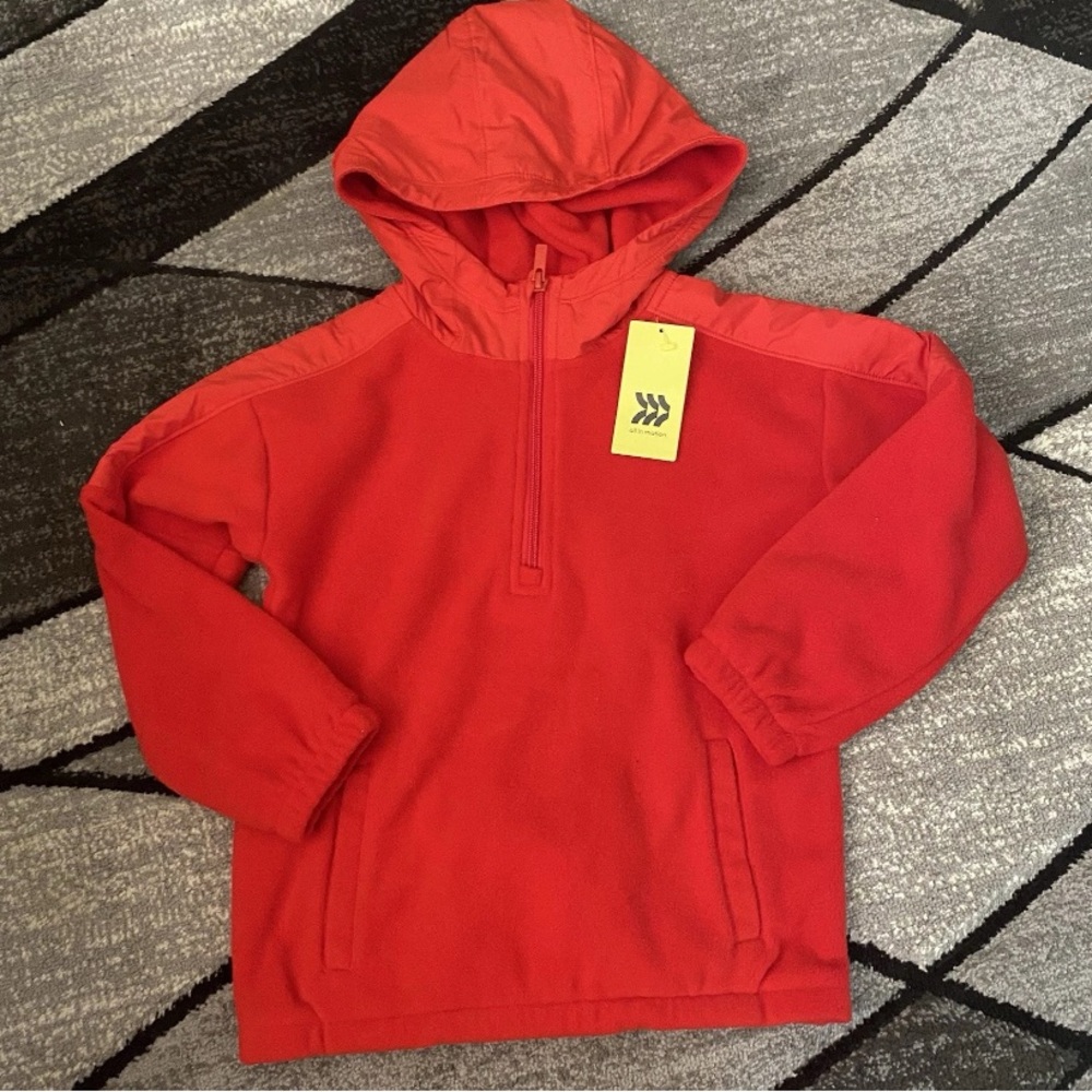 All in Motion Vibrant Red Kids Hoodie